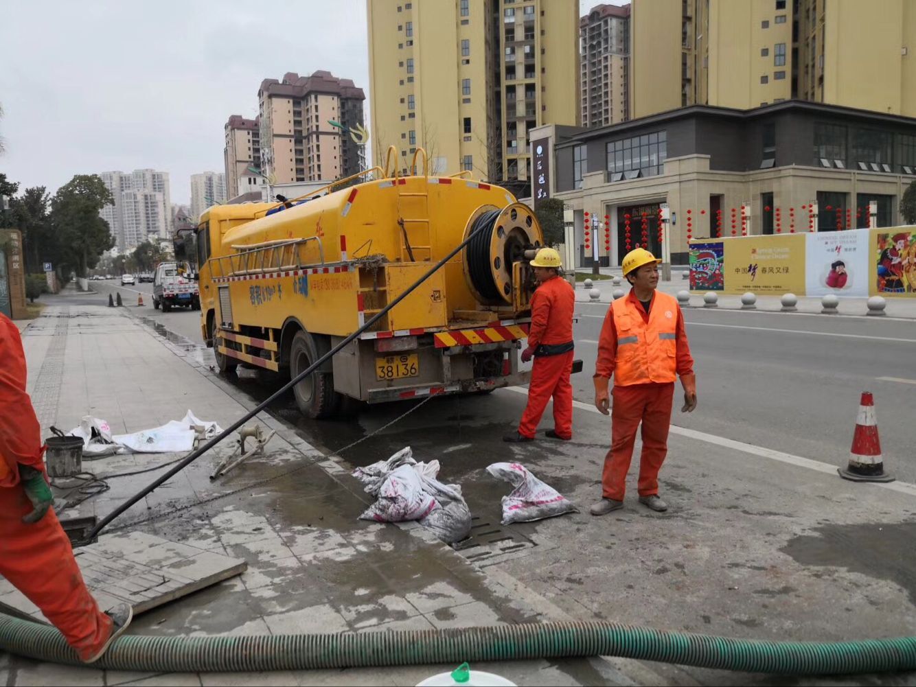 托克托排污管道清淤-管道清洗